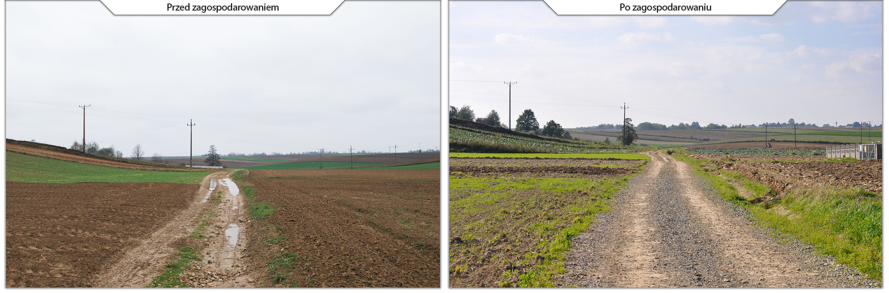 Chodów - przed i po zagospodarowaniu