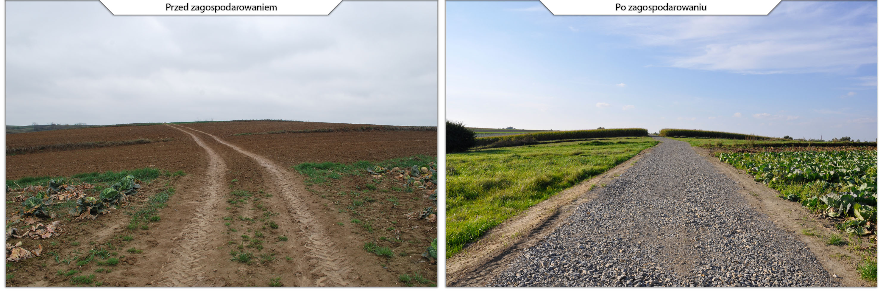 Chodów - przed i po zagospodarowaniu